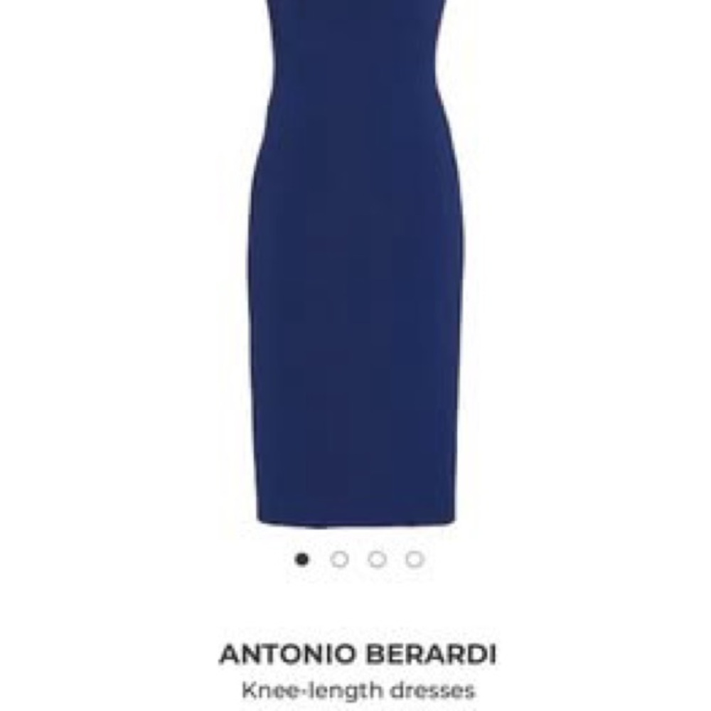 Blue Knee-Length Dress